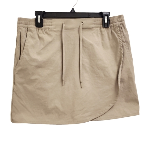 Eddie Bauer Pants - Eddie Bauer Skort Active Casual Drawstring Tan Skirt Shorts Women's